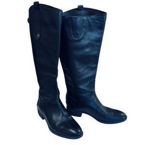 Sam Edelman penny 2 Black Riding‎  Boots size 7